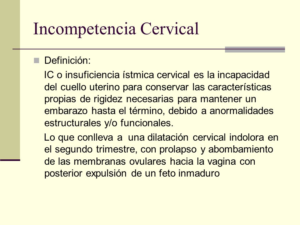 incompetencia cervical